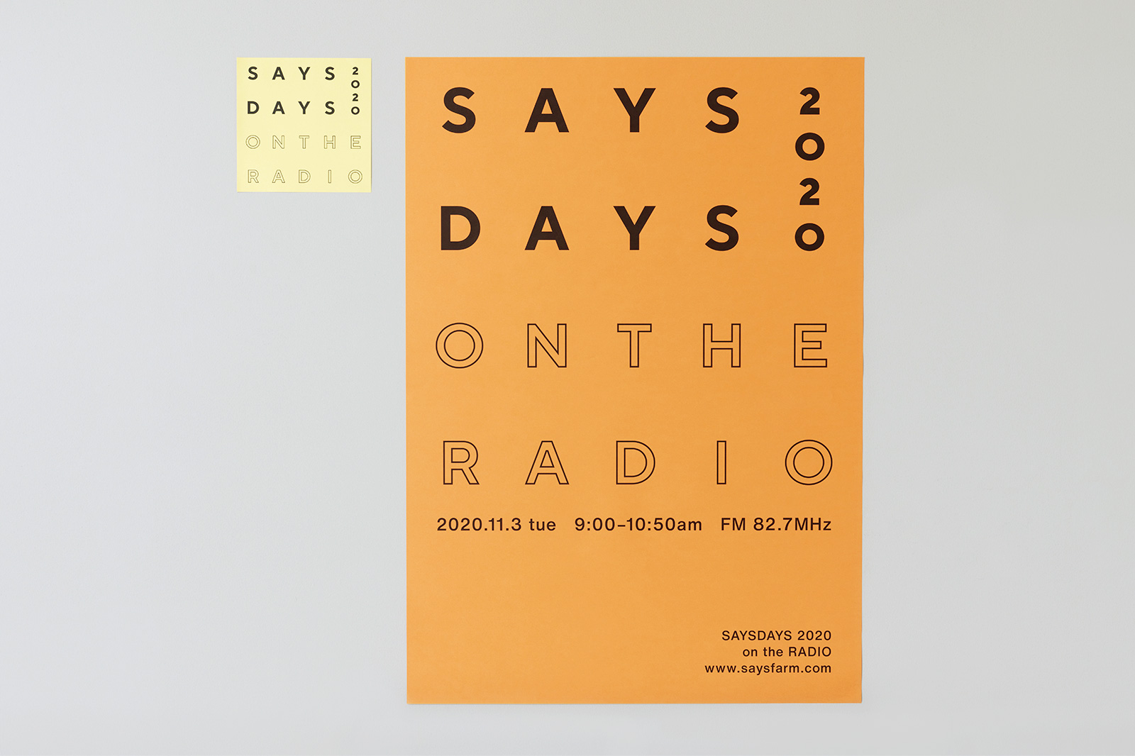 SAYSDAYS ON THE RADIO 2020 / 2021